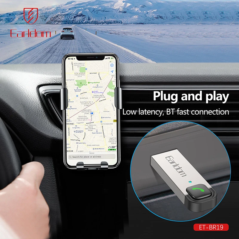 دانگل بلوتوث ارلدام مدل ET-BR19 با قابلیت تماس صوتی